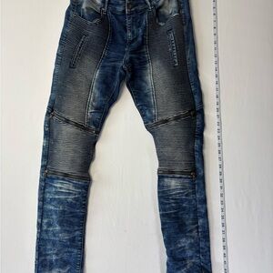 Streetwear Royal Seven Jeans Men RS7 Skinny Stretch Denim Size 34x32